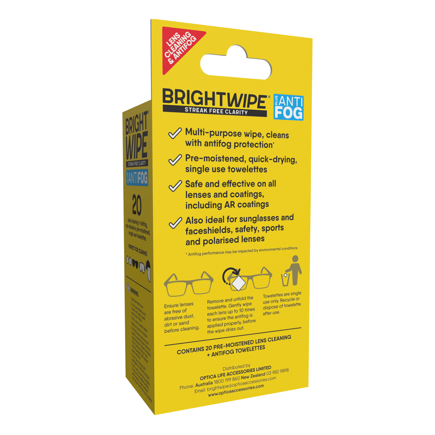 Anti-Fog Wipes