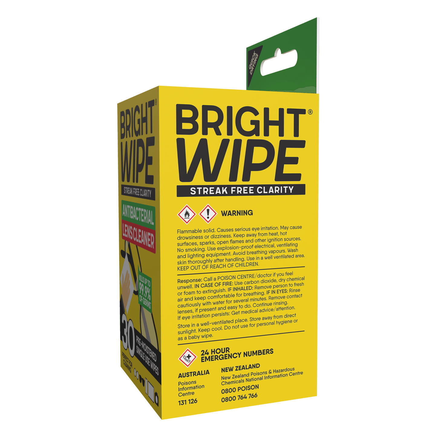 BRIGHTWPE 30 Pack Wipes