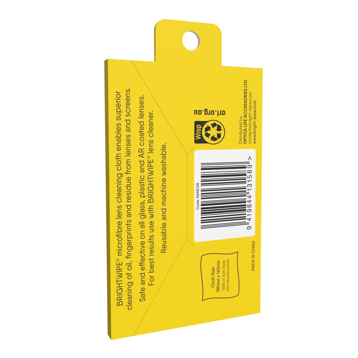BRIGHTWIPE Microfibre Cleaning Cloth