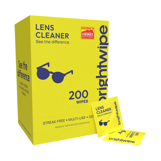 Brightwipe Lens Cleaner Wipes 200 pack