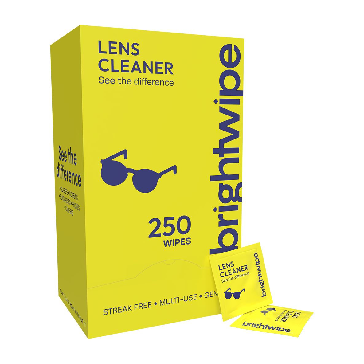 Brightwipe 250 Pack Wipes