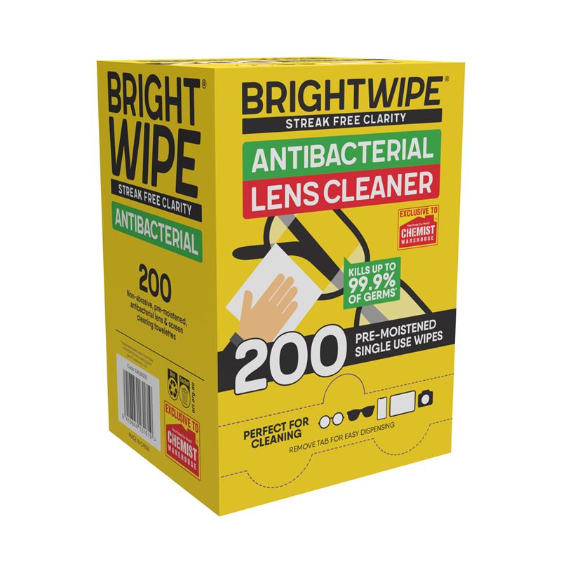 Lens Cleaner Wipes 200 Pack