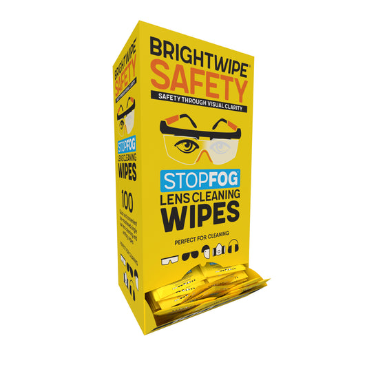 Safety Anti-Fog Lens Cleaning Wipes