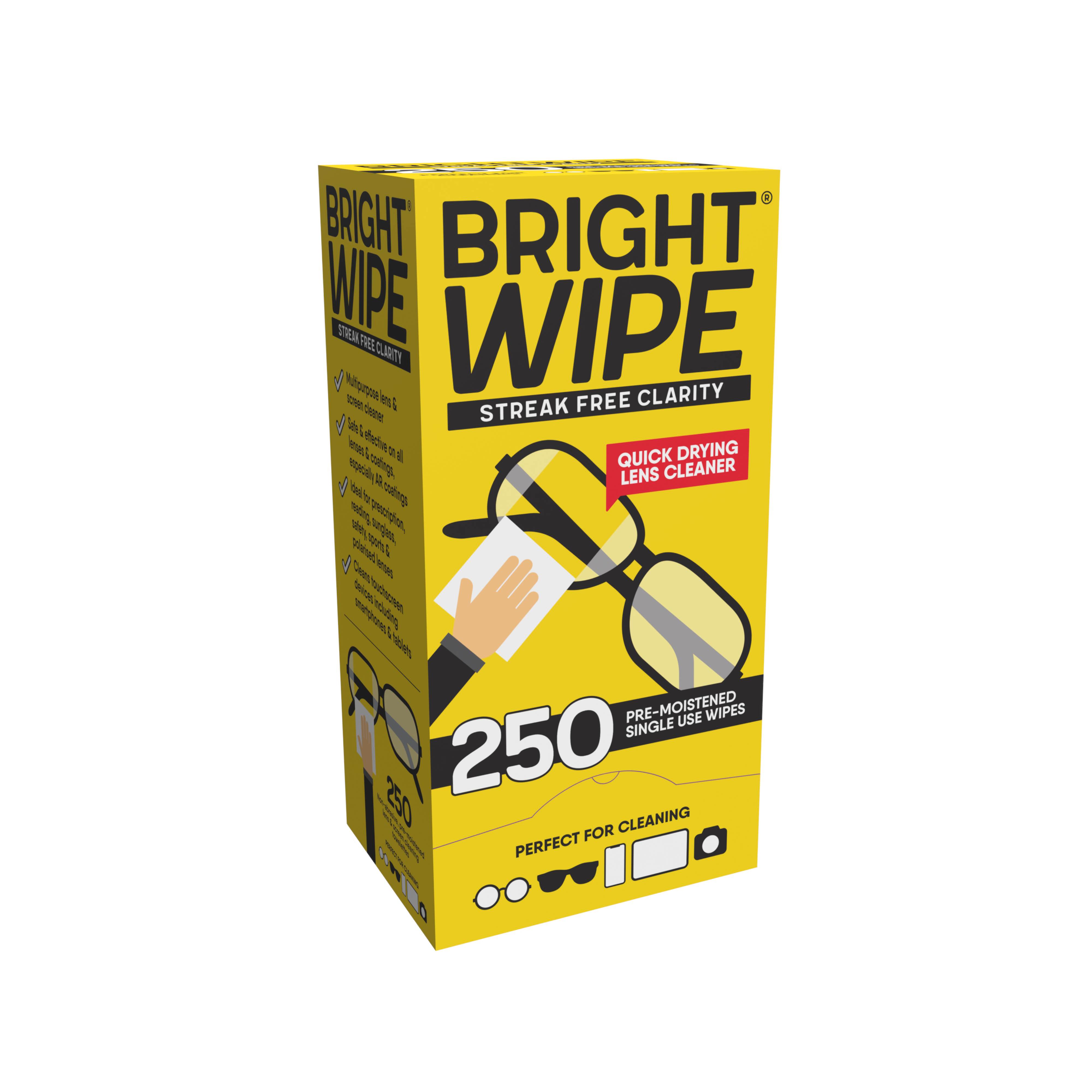 ingewikkeld Fascinerend Ansichtkaart Lens Cleaner Wipes 250 Pack | Bulk Lens Wipes – Brightwipe