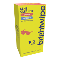 Safety Anti-Fog Lens Cleaning Wipes