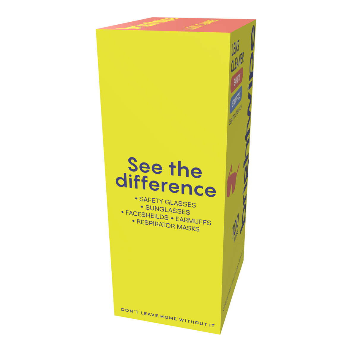 Brightwipe Safety Anti-Fog Lens Cleaning Wipes 100 pack