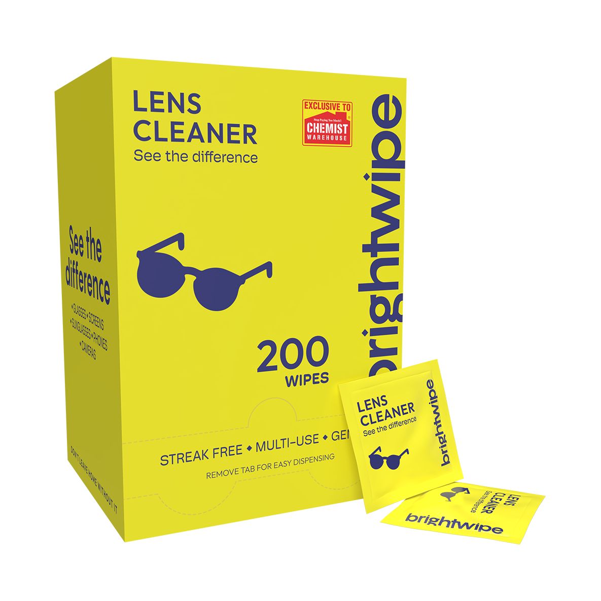 Lens Cleaner Wipes 200 Pack