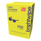 Brightwipe Lens Cleaner Wipes 200 pack