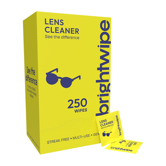 Brightwipe Lens Cleaner Wipes 250 pack