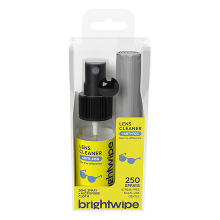 Brightwipe Anti-Fog Lens Cleaner Spray